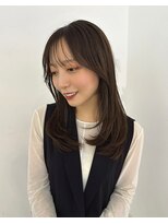 バズ(BUZZ) 顔まわりレイヤー×縮毛矯正*BUZZ岡本