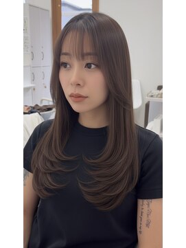 【東加古川】髪質改善×愛されゆるふわロング×ベージュ