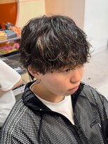 フィフスパーク(fifth PARK)&nbsp;渋谷ツイスパシャドウパーマシースルーフェザーパーマビジネス