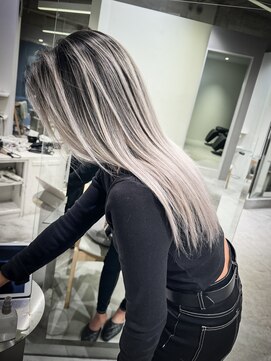 シャドールーツ/ハイトーンカラー/髪質改善