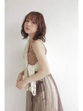 メルカ 天王寺(melca.) ぱっつんボブ/顔まわりカット/ブリーチなしダブルカラー