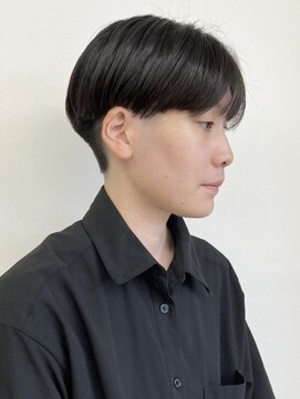 モリオフロムロンドン 松戸店(Morio from London) 【メンズ 松戸 岩口】リバースカールシースルーマッシュショート