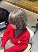 ショートボブ◎30代40代50代60代/白髪ぼかし/グレージュ