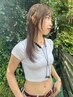 似合せカット+潤い質感カラー