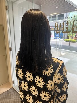 エイト 武蔵小杉店(EIGHT) 黒染めなしで次も明るくできる暗髪カラー