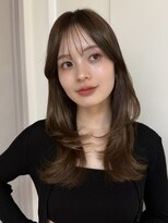 ノイ 銀座(noi)&nbsp;顔周りレイヤーカットべージュカラーくびれレイヤーカット
