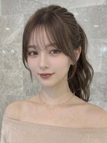 サンド クリア 横浜本店(sand clear)&nbsp;結んでも可愛い顔周りカット