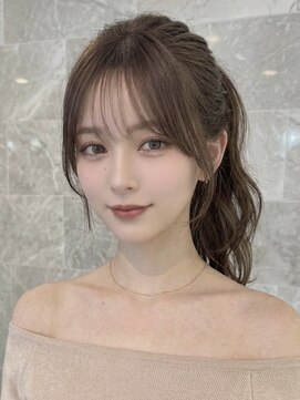 サンド クリア 横浜本店(sand clear) 結んでも可愛い顔周りカット