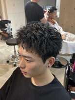 ブルニール 中崎町(BLEUNIR) ショート×パーマ