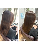 コルテ 倉敷西坂店(CoRte.) 【before/after】髪質改善で叶える♪うる艶まとまりロングヘア