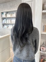 キャアリー(Caary)&nbsp;福山美容室Caary髪質ロングレイヤー美髪グレージュカラー20代