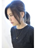 結ぶときはうぶバング　うなじにもうぶ毛を作ってうなじ美人に