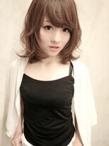 バース(BIRTH)&nbsp;天神[ BIRTH ] 顔周りのレイヤーで小顔☆無造作ロブスタイル ２