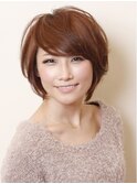 大人かわいい小顔ショート
