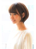 【30代・40代】大人の女性に人気のひし形ショートボブ