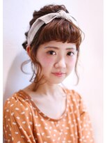 テューア ヘア ガーデン(tua hair garden)&nbsp;ゆる可愛いカジュアルターバンアレンジ♪