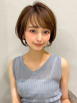 アフロート エル 錦糸町(AFLOAT L) LallYou　錦糸町　フリンジウェーブミルキーベージュショート