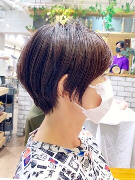 アヴァロン(AVALON) 【30代40代】横顔美人な絶壁解消ショートパーマ「永田カズヤ」