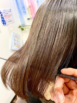 グルグル 清澄白河(GULGUL) 前髪パーマ「熱によるダメージを改善したい」髪質改善 清澄白河