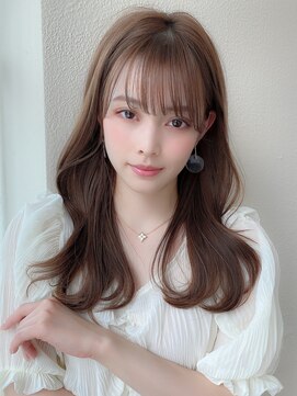 アフロート ディル(AFLOAT D'L) 20代30代40代大人かわいい フェザーバング カーキグレージュ