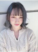 10代~20代向け!グレー×インナーシルバー