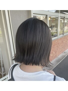 ヘアデザイン ディクト(hair design D.c.t) カジュアル切りっぱなしボブ