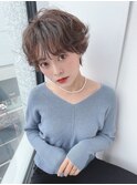 ゆるっと柔らかショートパーマスタイル【藤枝/髪質改善】