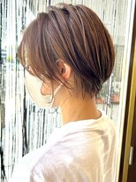 ヘアモード カクテル&nbsp;抜け感ショートヘア×シースルーバング【JUN】