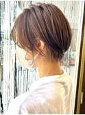 抜け感ショートヘア×シースルーバング【JUN】
