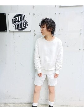 パープル(purple) ウルフパーマ