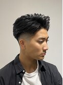 大人バーバースタイル ツーブロックフェード ビジネスシーン
