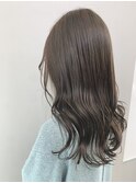 アッシュブラウン_艶髪_美髪_ゆるふわ_韓国
