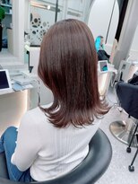 ロンド マーレ 天神大名店(Lond mare) イメチェン/チェリーブラウン/フェミニン/ダークアッシュ/束感