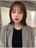 王道外ハネボブシースルーバング【肥田亜沙美】