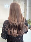 ミルクティーベージュダブルカラーインナーカラーケアブリーチ