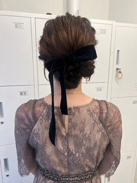 ボタン ハカタ(VOTAN hakata) 【ろみおstyle】結婚式ヘアセット/シニヨン/アレンジ