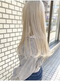プラチナブロンド/ブロンド/ケアブリーチ/ハイトーン