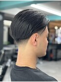U.K風オールバックテーパー