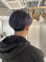 ファスナーグランデ(fustener grande) マッシュ×アッシュパープル