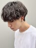 【再来】メンズカット+波巻きパーマ ￥16000