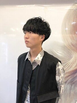 デザイニングヘアードゥ(designing hair Deux) 黒髪×ニュアンスパーマ