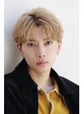 韓国マッシュコンマバングツーブロックセンターパートコンマヘア