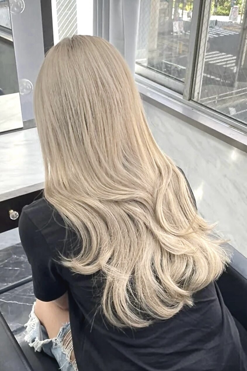 ホワイト 白 シール エクステ 人毛 ロング ヘアエクステ カラー