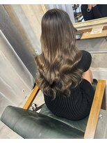 ルフレ 新宿本店1st(Reflet)&nbsp;プラチナ毛質自然なロングスタイル