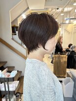 ネオリーブアイム 横浜西口店(Neolive aim)&nbsp;大人可愛い束感　耳掛けひし形小顔丸みショートボブ【近藤】横浜