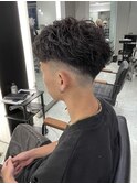 ショートフェザーパーマ