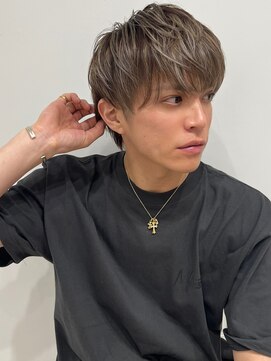 ネイロ 錦糸町(NeiRo) 魅力倍増カールセミディシアーカラーダークアッシュショートヘア