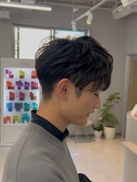 ネイロ 北千住(NeiRo) メンズマッシュ刈り上げ波巻きツイストスパイラルパーマ北千住