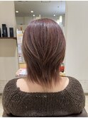 レディースミディアムウルフヘア