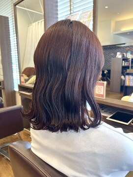 ヘアーブランドジン パルト(HAIR BRAND Jin Palt) 女性らしく、春にオススメピンクブラウンカラー